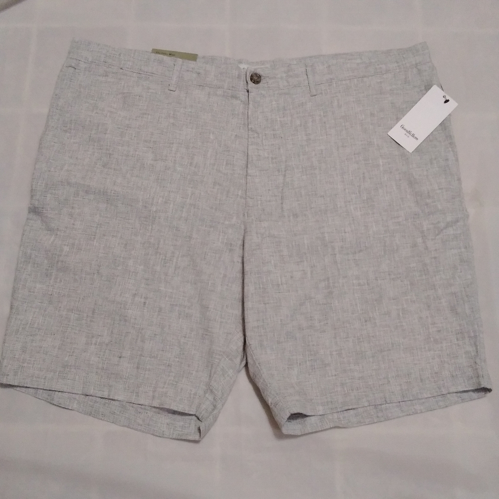 NWT Goodfellow & Co The Every Wear Flat Front Linen Blend Size 42